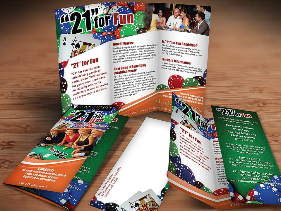 Blackjack Casino Brochure