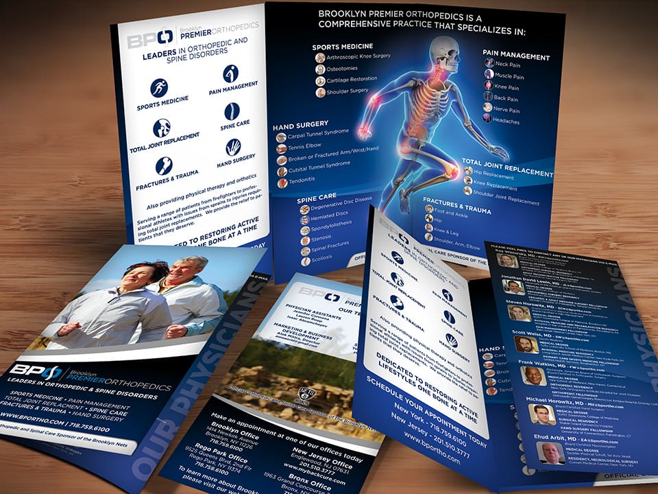 Brochure for orthopedic office