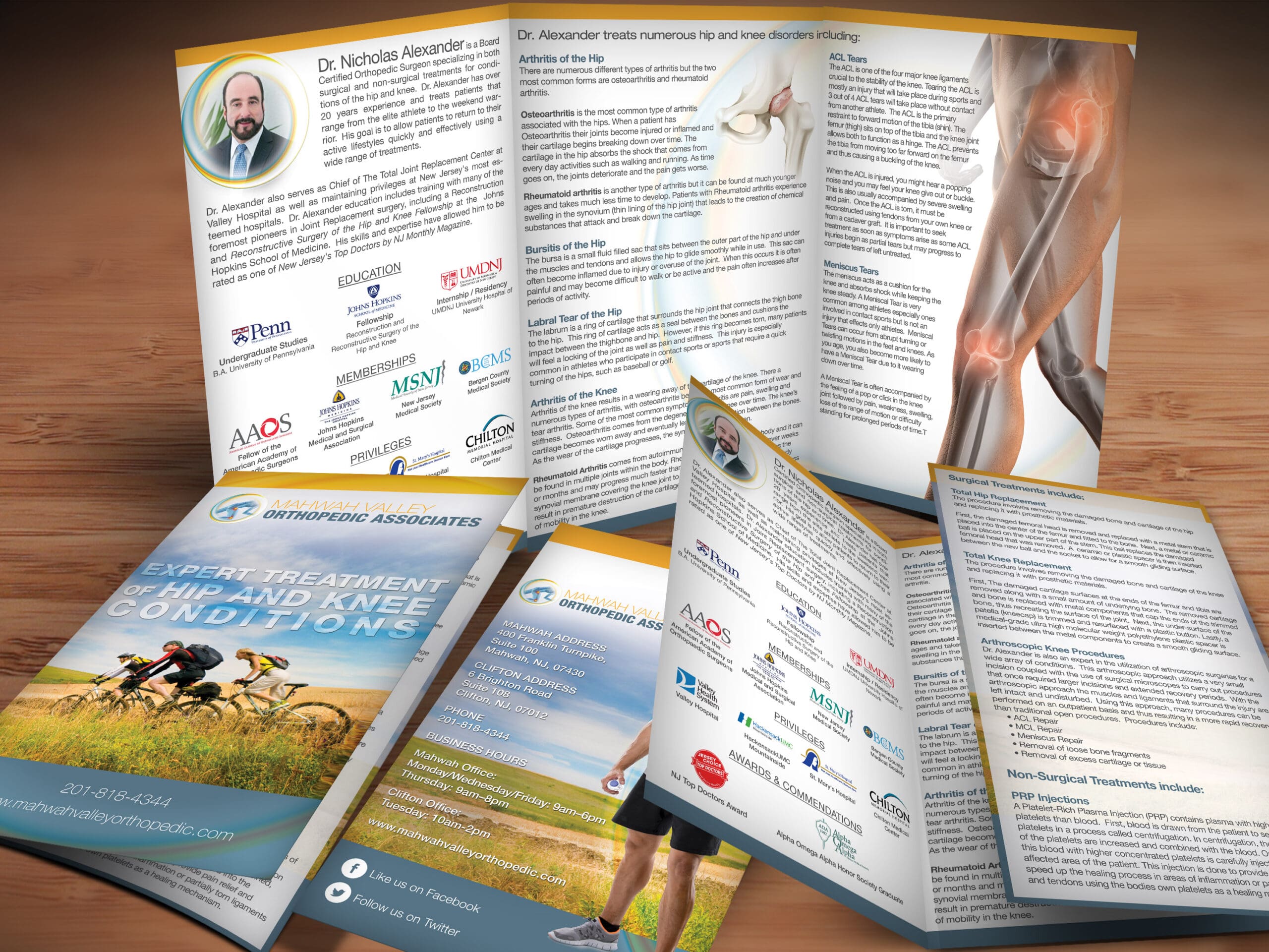 Hip and Knee Orthopedic Brochure