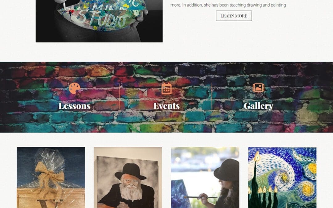 Multi-Dimensional Artist Website