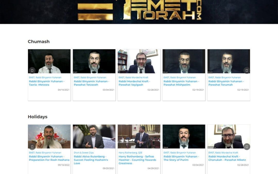 Jewish Outreach Website