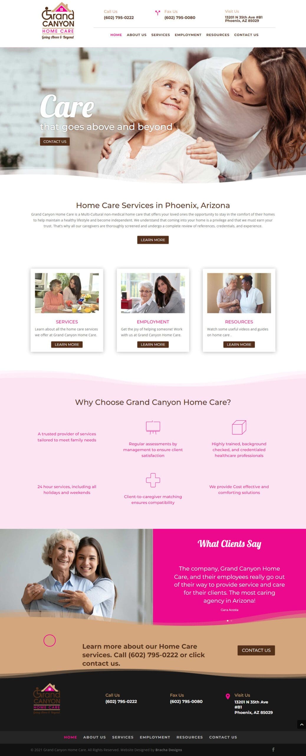 Home Care Website