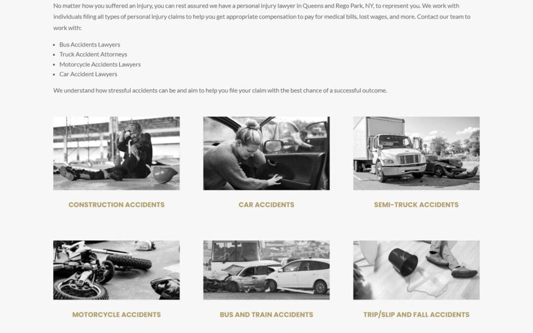 Personal Injury Website