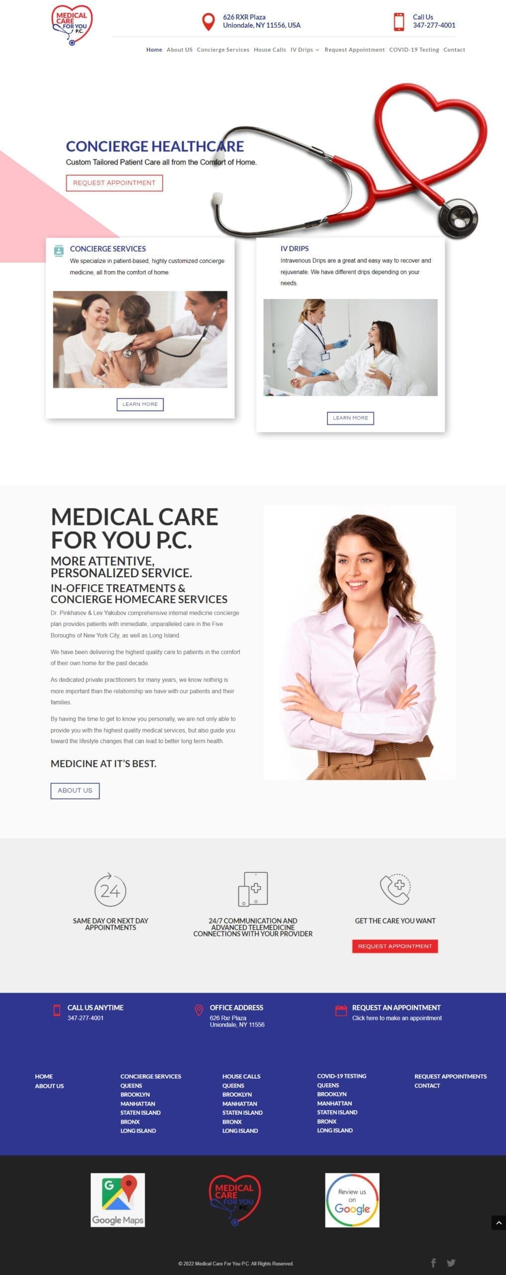 Concierge Healthcare Website