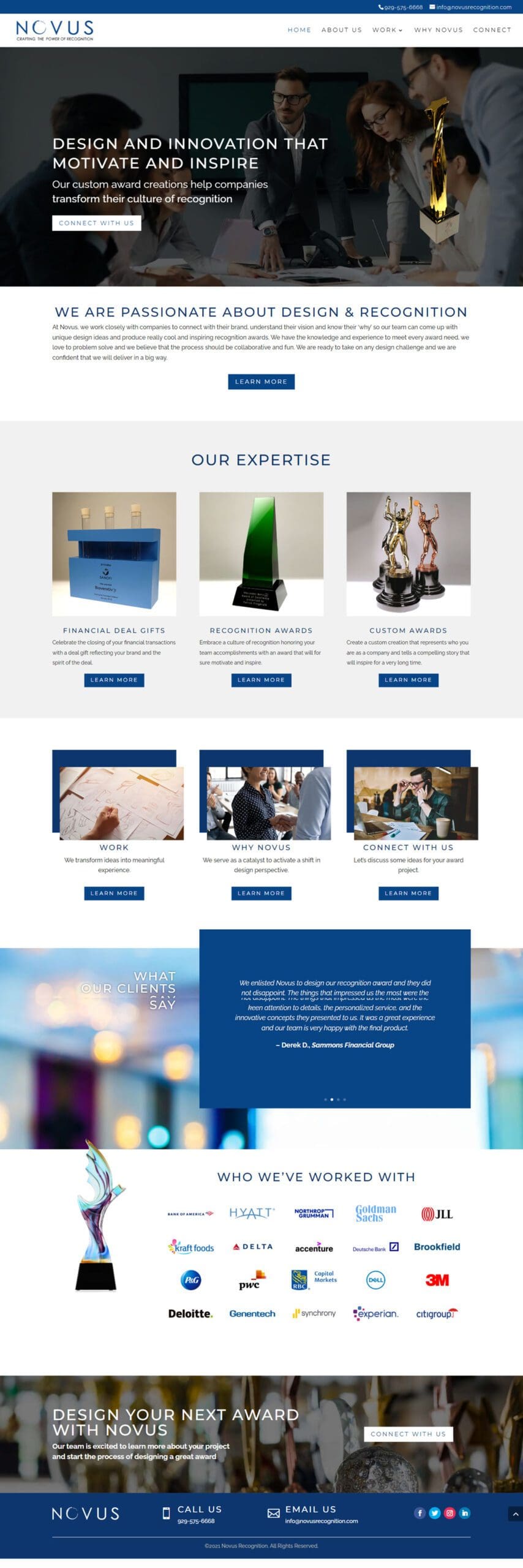 Award Design Website