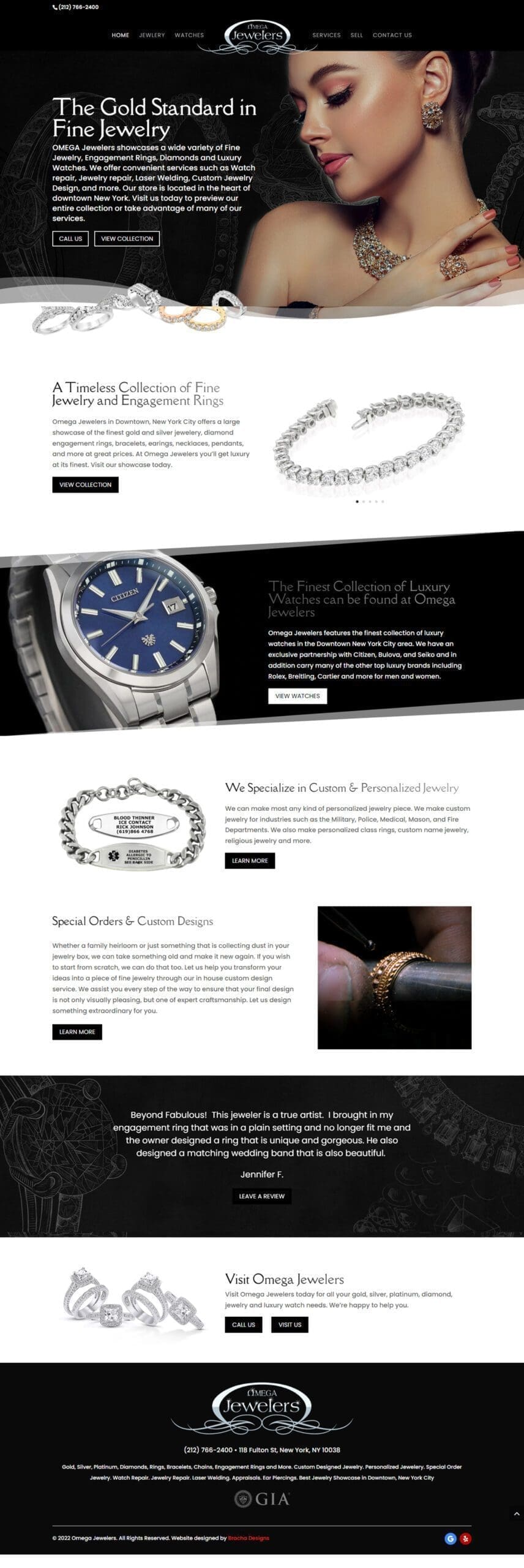Fine Jewelry Website