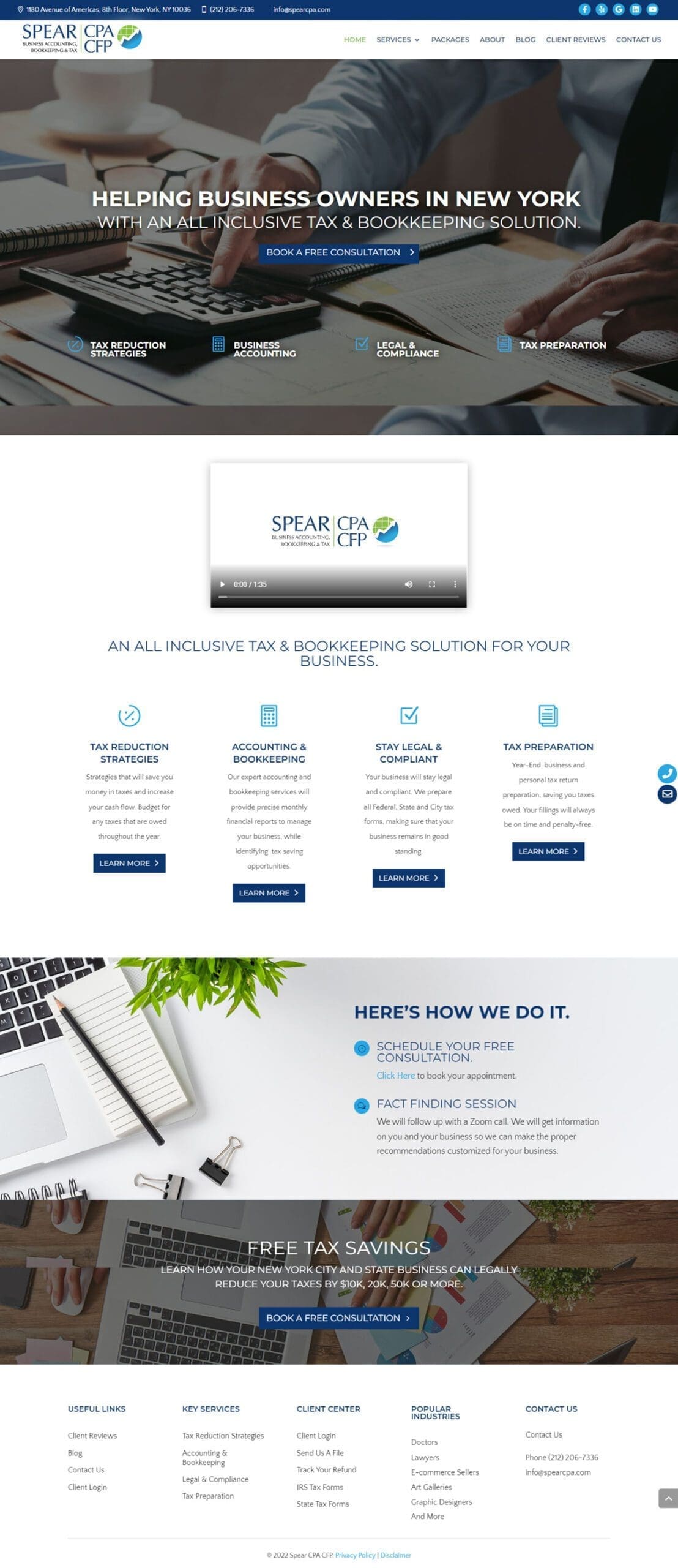 Business Accounting Website