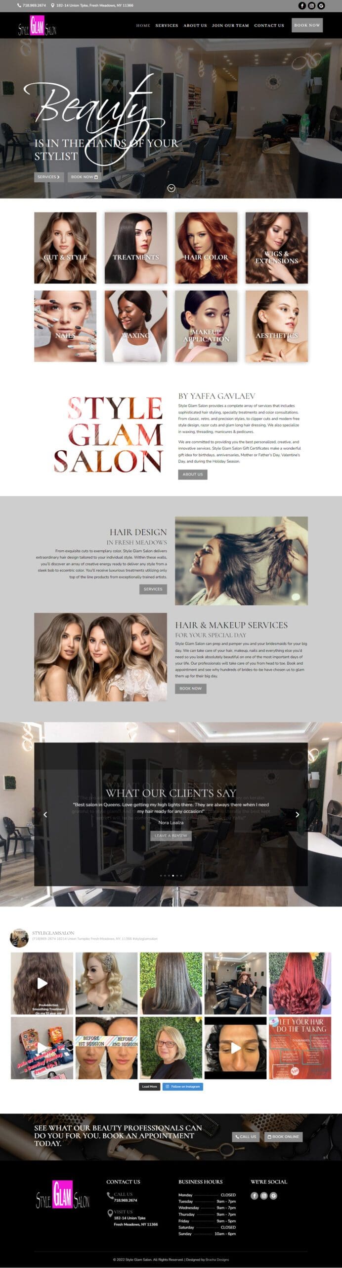 Beauty Salon Website