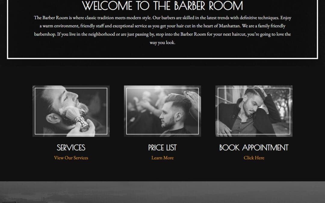 Manhattan Barber Website