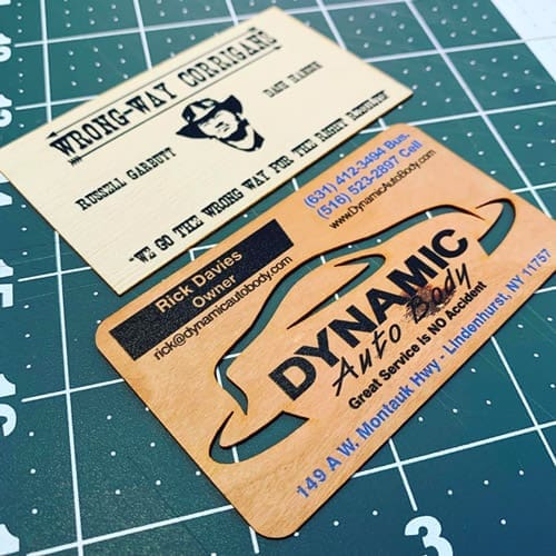 Wooden Business Cards