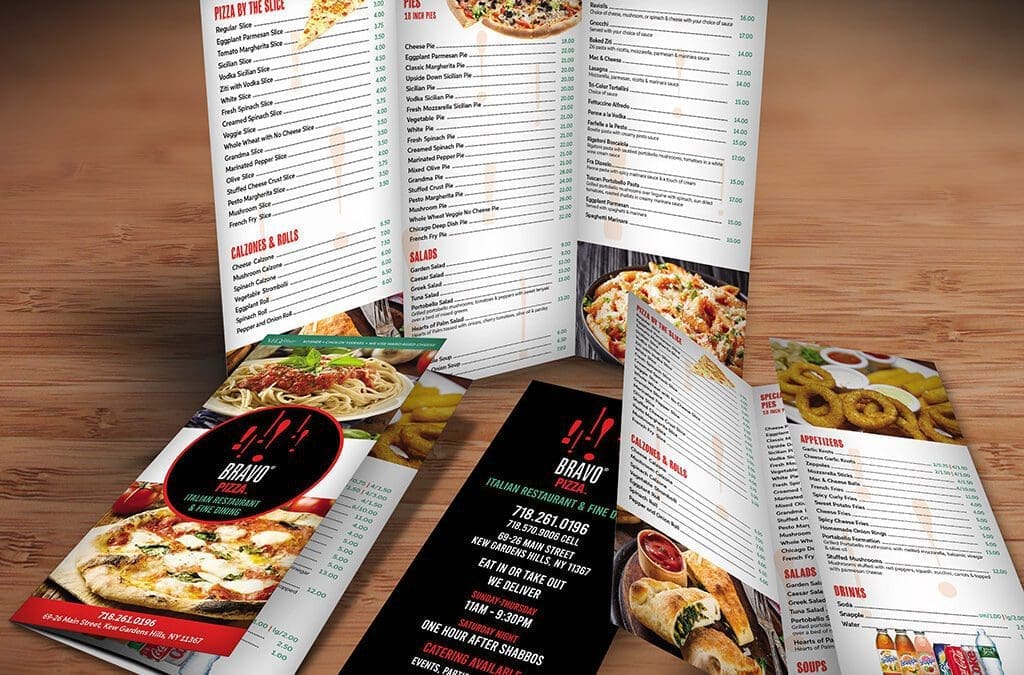 Pizza Takeout Menu