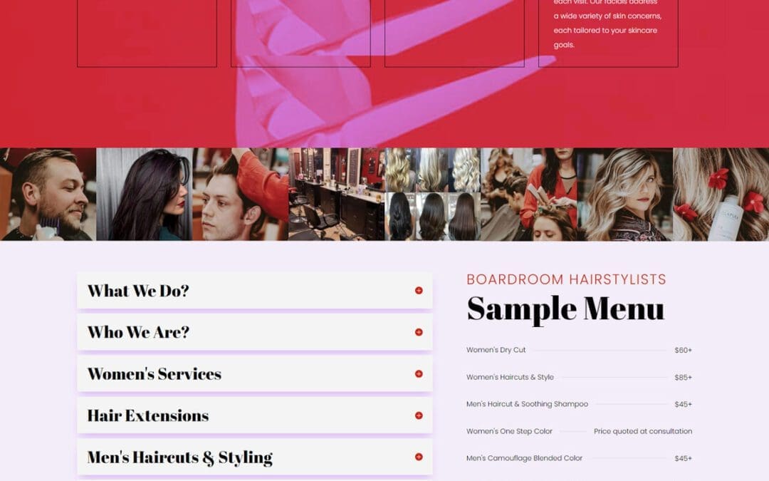 Atlanta Hair Salon Website