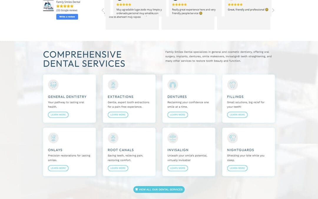 Family Dental Website