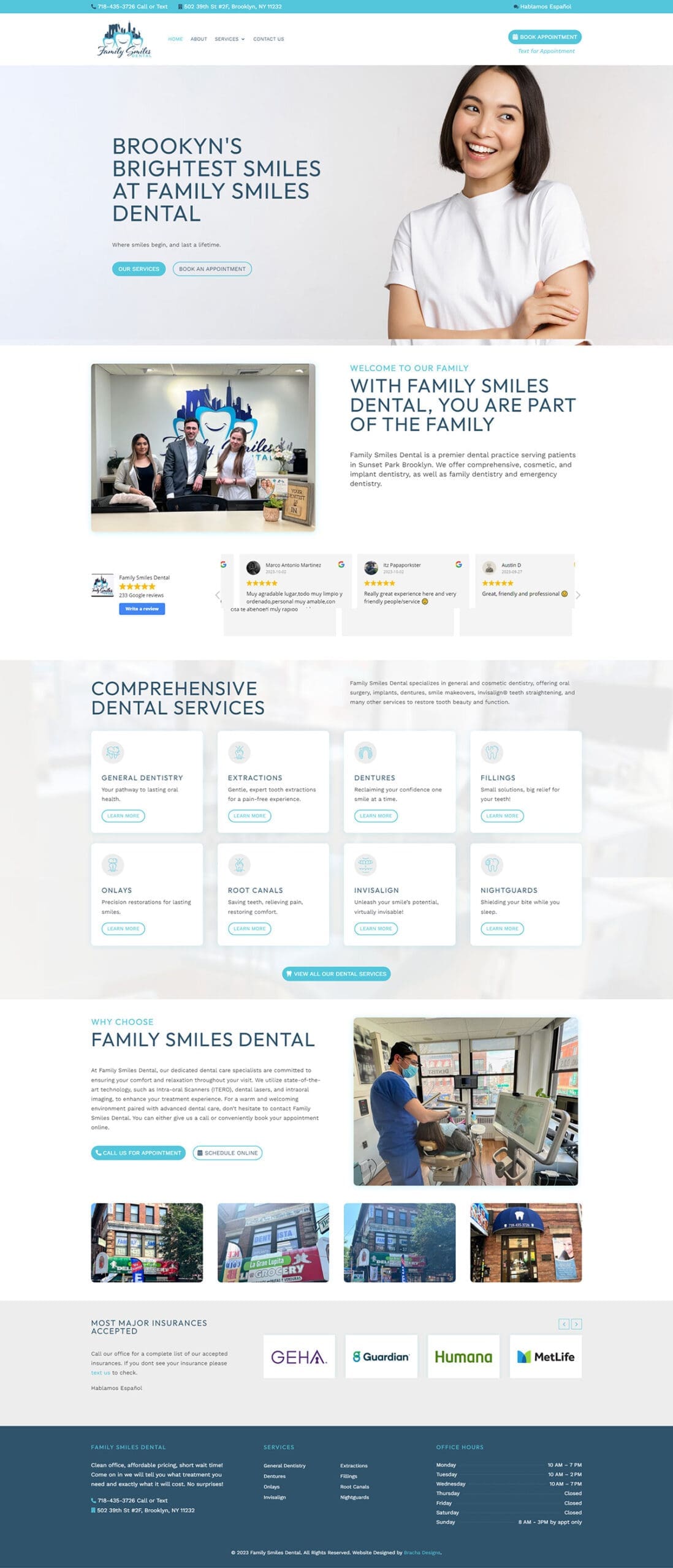 Family Dental Website