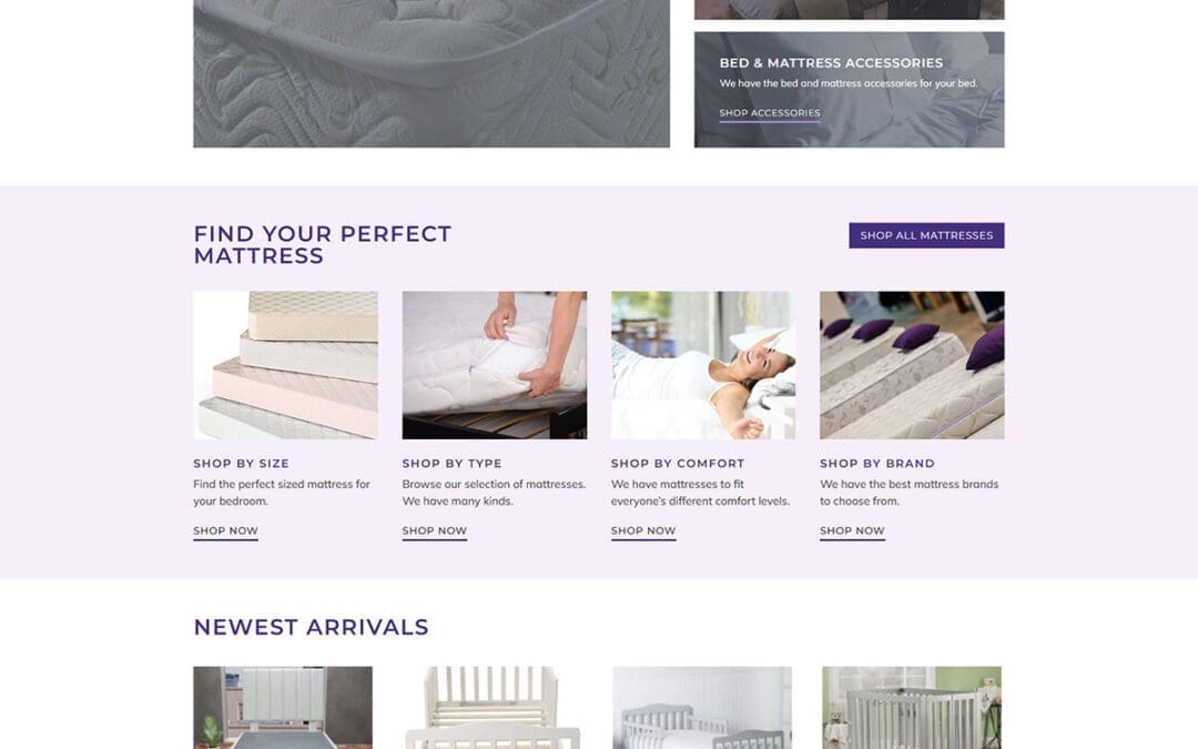 Mattress Store Website