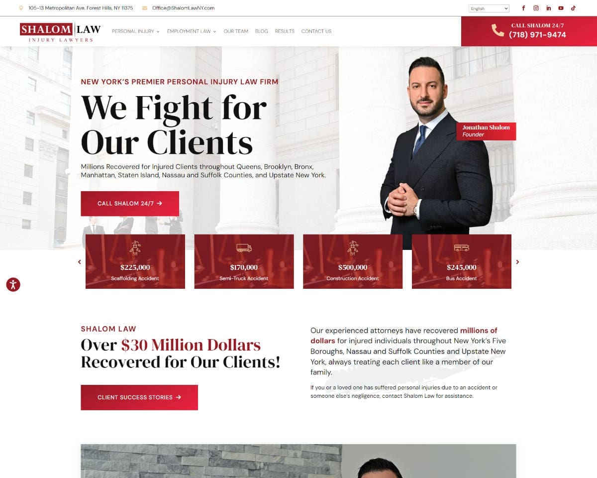 Website Design Shalom Law 3 Website Design Shalom Law 3