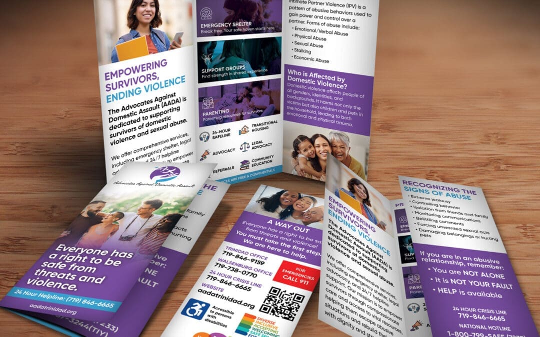 Domestic Violence Brochure Design