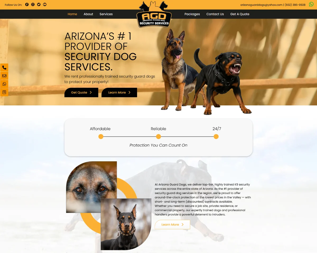 Website Design Arizona Guard Dog 3 Website Design Arizona Guard Dog 3