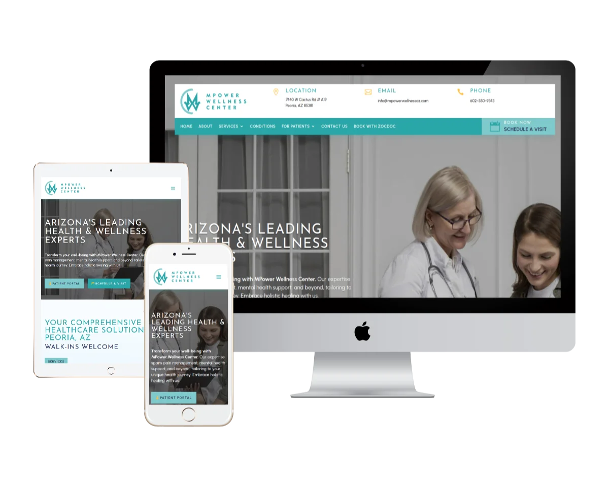 Website Design | MPower Wellness Center Website Design | MPower Wellness Center