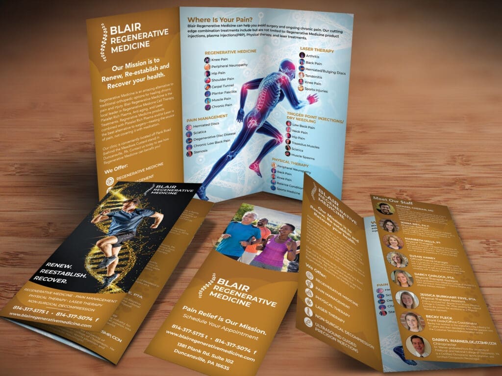 Regenerative Medicine Brochure Design Regenerative Medicine Brochure Design