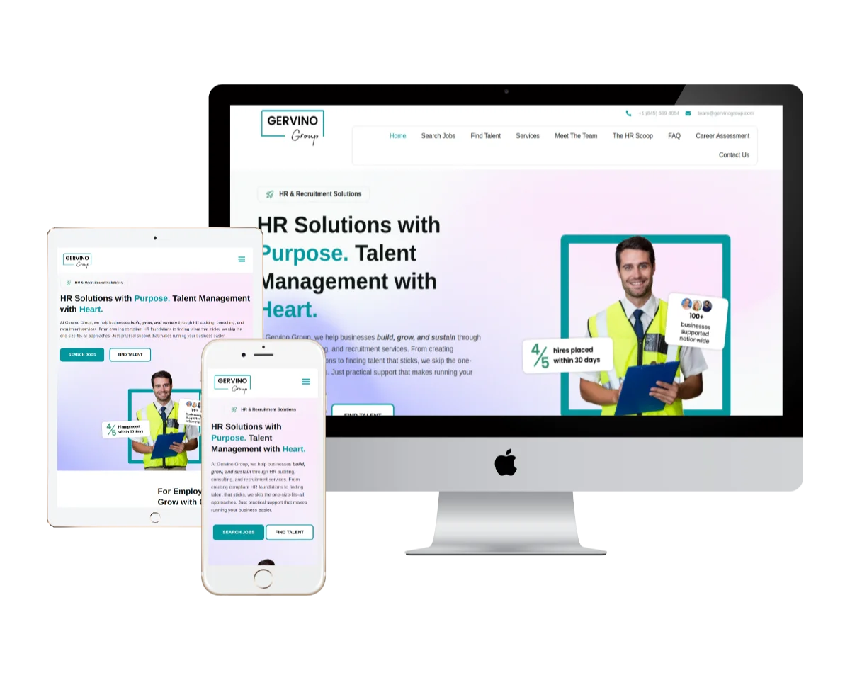 Website Design Gervino Group 1